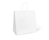 Uber style Take away Bag  WHITE305mm + 170mm x 305mm